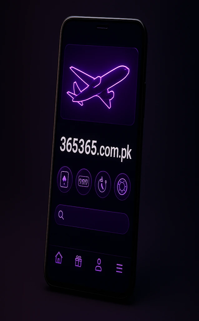 A sneak peek of the 365 game mobile app in Pakistan